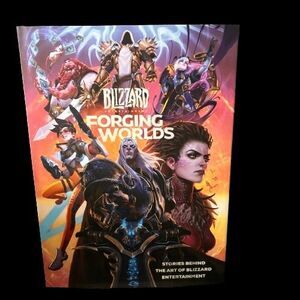 BLIZZARD FORGING WORLDS 30TH ANNIVERSARY ARTISTRY COFFEE TABLE BOOK 13 X 9.5
